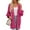 Hot Pink, variant on Aleumdr Women's Open Front Cardigans Long Sleeve Cable Knit Sweater Button Loose Winter Outerwear Khaki US 16-18