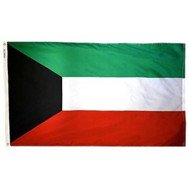 Drapeau du Koweït Nyl-Glo 4 Pi X 6 Pi