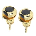 thumbnail image 1 of Strap Button, Guitar Strap Lock Automatic Non Skid Professional  For Guitarist For Bass Gold, 1 of 8