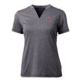 thumbnail image 2 of Women's Cutter & Buck  Heather Charcoal Tacoma Rainiers Forge DryTec Heathered Stretch Blade Top, 2 of 3