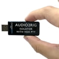 thumbnail image 2 of Conector de Tarjeta de Sonido USB para Radioaficionados Audio2RIG para Radios Comerciales , e ICOM, Compatible con Control PTT, 2 of 5