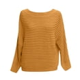 thumbnail image 4 of Fesfesfes 2022 Fall And Winter Sweater Women's Solid Color Sweater Casual Loose Blouse Tops Under $10, 4 of 6