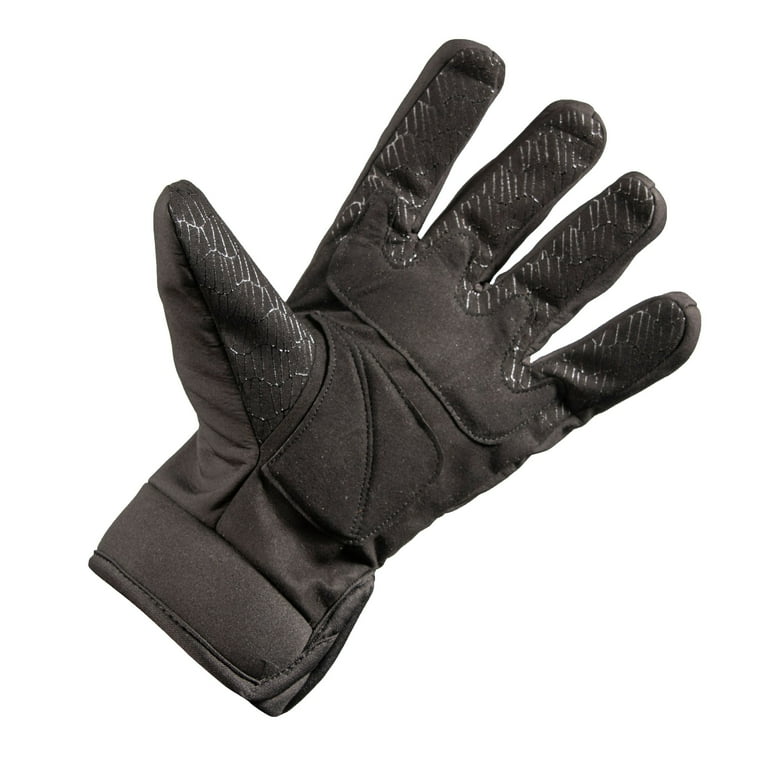 Mossy Oak Men s Black Windproof Winter Gloves Walmart