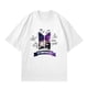 thumbnail image 3 of KPOP BTS 10th Anniversary Camiseta De Algodón Para Hombres Y Mujeres Talla Grande Arte Firma Impresión Suelta Pareja Manga Corta Harajuku Verano Moda Casual Estudiante Camisa Tee, 3 of 4