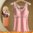 thumbnail image 2 of Women's Sleeveless Thermal Shirt V Neck Vest Built In Bra Lined Winter Underwear Top Warm Comfortable Soft Stretchable, 2 of 2