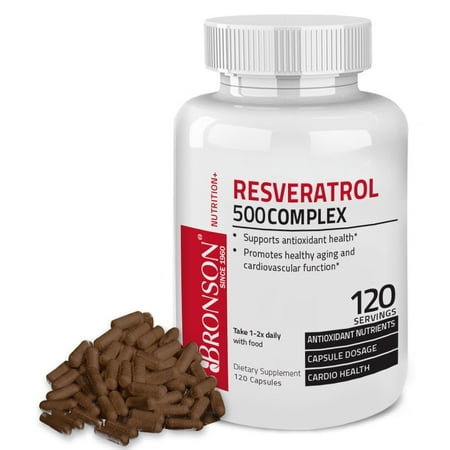 Bronson Resveratrol 500 120 capsules complexes,