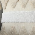 thumbnail image 3 of Tufted Throw Pillow Cover, 18 inches Chenille Tassels Triangle Fluffy Soft Pillow Cases, 1 Piece Lovely Plush Sofa Couch Bed Cushion Cover Cute Home Decoration, Cover Only, 3 of 7