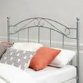 thumbnail image 5 of Dorel Living Winnie Queen Metal Spindle Headboard in Pewter, 5 of 8