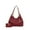 Burgundy, variant on Estelle Shoulder Bag & Wallet Set, Vegan Leather Shoulder Bag Handbag Purse by Mia K