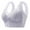 Purple, variant on EDHITNR Women Bars Womens Sports Bras Multipack, Wireless Push Up Bra, Woman's Embroidered Glossy Comfortable Breathable Bra Underwear No Rims Under 10