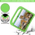 thumbnail image 2 of Allytech Lenovo Tab P10 10.1" Case Model TB-X705F TB-X705L,Soft EVA Rubber Children Proof Handle Kickstand Heavy Duty Protection Shockproof Case Cover for Lenovo Tab P10 10.1" TB-X705F TB-X705L,Green, 2 of 6