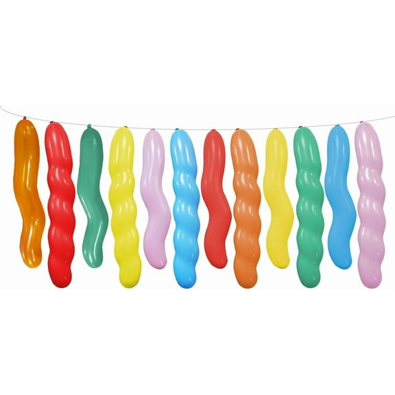 Assorted Shapes, Sizes, and Colors Latex Balloons, 50ct