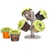 Sorbus Tree Shaped Spice, Herb and Condiment Rack and Organizer with 6 See-Through Containers