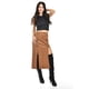 thumbnail image 5 of Falda midi con aberturas Roman Fashion /Juvenil, 3100 (Cafe) cafe G, 5 of 6