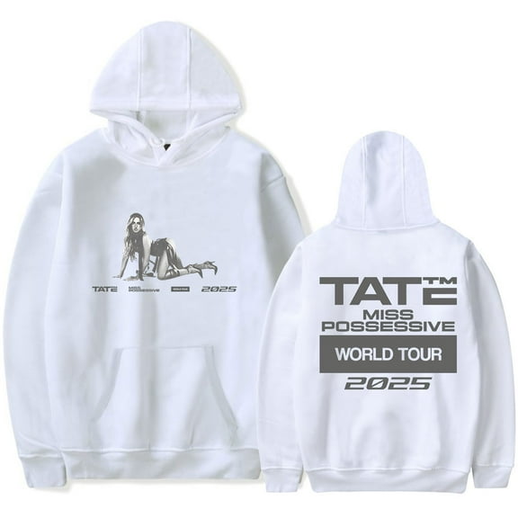 Tate Mcrae Miss Possessive 2025 World Tour Hoodie Unisex Hooded Sweatshirt Fashion Pullovers