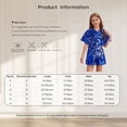 thumbnail image 4 of inhzoy Flower Girls Shiny Sequin Jumpsuits Short Sleeves Short Pants Sets Evening Party Festive Romper Silver 12, 4 of 4
