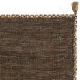 thumbnail image 5 of SAFAVIEH Montauk Bijar Jace Solid Soft Braided Cotton Area Rug, Brown/Black, 3' x 5', 5 of 7