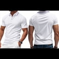 thumbnail image 3 of Camisa Casual de Corta para Hombre - Colección de Colores Lisos - Verano 2025 XL, 3 of 7