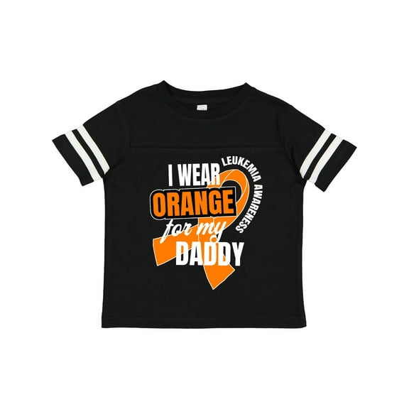 Inktastic I Wear Orange for My Daddy Leukemia Awareness Boys or Girls Toddler T-Shirt