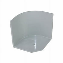 JIF Marine ICF Aluminum Pontoon Corner Casting, Grey Powder Coat