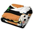 thumbnail image 3 of Just A Boy Who Love Corgis Blanket Cute Corgis Decor Dog Throw Blanket Gifts for Girls Boys Dog Lover Super Warm Soft Plush Fleece Flannel Blanket Couch Bedding Blanket for Kids Adult Women 40"x50", 3 of 6