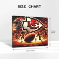 Kansas_City_Chiefs Wall Art Watercolor Wall Decor Canvas Decorated