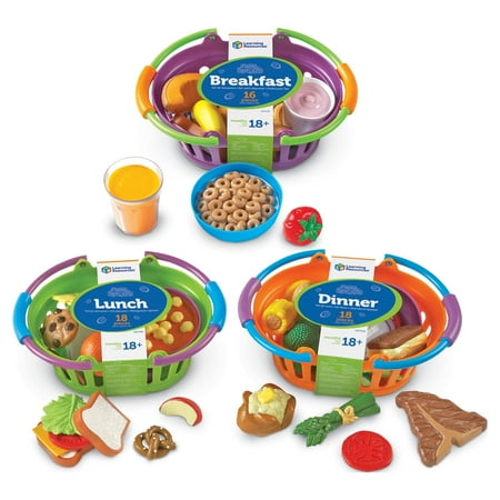 UPC: 0765023097337 | Learning Resources New Sprouts Bundle of Breakfast Lunch and Dinner – 3 Sets Ages 18+ months Toddler Pretend Play Food Educational Toys for Toddlers Supermarket Toys For Kids Girls Boys