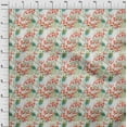 thumbnail image 4 of oneOone Polyester Spandex Orange Fabric Florals Fabric For Sewing Printed Craft Fabric By The Yard 56 Inch Wide, 4 of 4