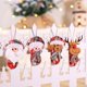 thumbnail image 2 of S 8 Piezas De Adornos Navideños Colgantes Pequeños Objetos Decorativos Colgantes De Figuras De Madera Decoración para La Fiesta De Navidad Habitación De Regalos De Árboles De Navi, 2 of 4