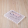 thumbnail image 5 of 5pcs Stackable Flat Storage Box for Craft Supplies and Documents Transparents Organizers Clear Letter and Paper Holder, 5 of 9