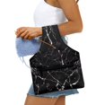 thumbnail image 4 of KUIFORTI Crochet Bag Organizer Yarn Storage Bag Black Marble Crochet Tote Bag for Crochet Lovers Yarn Lover Bag Knitting Bag Accessories, Size S, 4 of 7