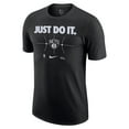 thumbnail image 2 of Men's Nike Black Brooklyn Nets Just Do It T-Shirt, 2 of 3
