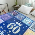 thumbnail image 3 of LHSHID 60th Birthday Gifts for Women Funny Blanket Womens 60th Birthday Gifts Ideas Birthday Gifts for Women 60th Birthday Decorations Women Unique 60th Birthday Blanket 50"x60", 3 of 6