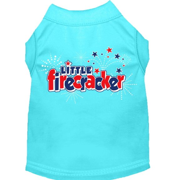 Pet Dog Cat Shirt Screen Printed, "Little Firecracker"