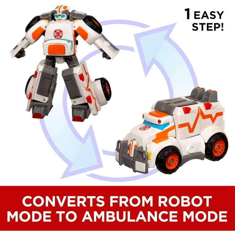 Transformers Rescue Bots Academy Rescan E8102 - Statuetta Articolata 13 Cm Medix Il Robot Medico