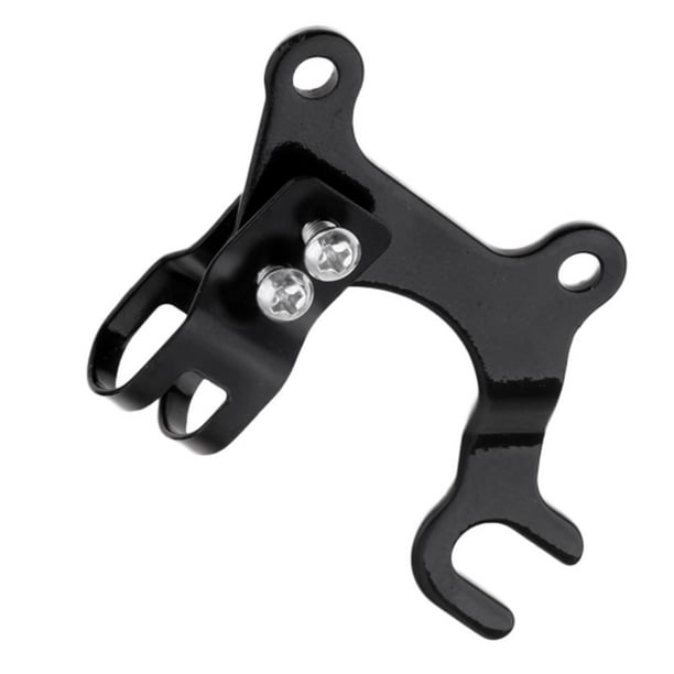 Adaptador de cuadro para freno de disco de bicicleta de carretera MTB de 160 mm, soporte de montaje negro como se describe
