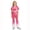 Pink, variant on Girls Summer Outfits Size 9-10Y Crew Short Sleeve Tie Dye Heart Top with Flare Pants Kids Fall Spring Trendy Set Girl Clothes