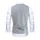 thumbnail image 4 of Camiseta sin mangas con capucha informal para hombre - Poliéster, color liso, cordones - Primavera/verano, 4 of 8