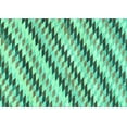 thumbnail image 1 of Ahgly Company Machine Washable Indoor Rectangle Abstract Turquoise Blue Modern Area Rugs, 6' x 9', 1 of 4