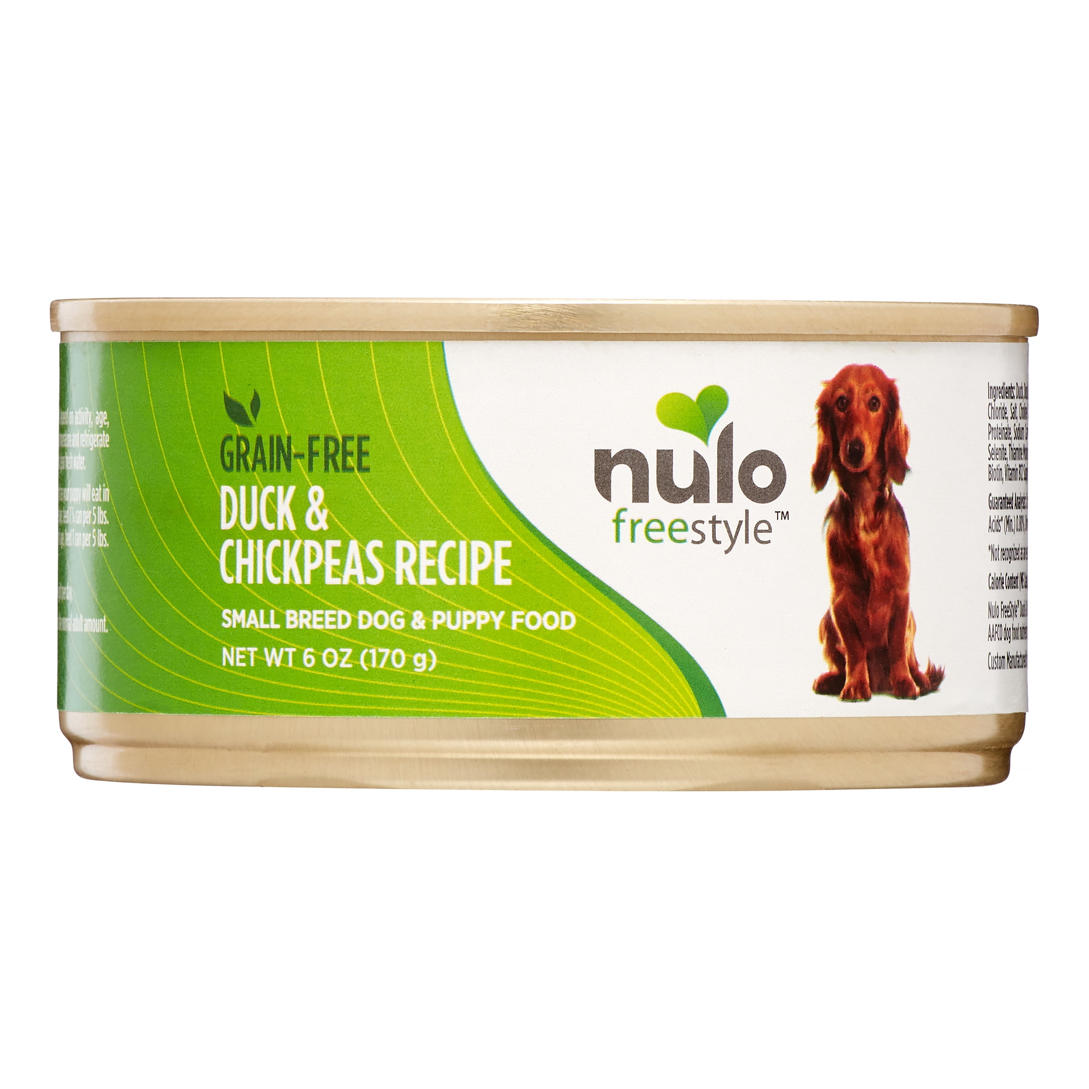 (Case of 24) Nulo FreeStyle Small Breed Duck & Chickpea Wet Dog Food, 6