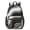 Black and Gold Marble Pattern-2, variant on Black and Gold Marble Pattern 17" Waterproof Oxford School Backpacks for Teens, S-Shape Padded Straps, for School, Travel, Hiking, Camping