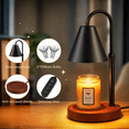 thumbnail image 5 of Adjustable Height Black Candle Warmer Lamp for Jar Candles, with Timer, Dimmer & 2 Bulbs, 5 of 7