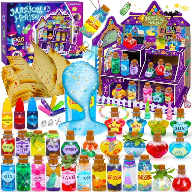 Kit de pociones mágicas CARTELL Fairy con casa mágica DIY para mayores de 6 años
