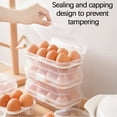 thumbnail image 3 of Dengmore Egg Holder Outdoor Portable Eggs Container Plastic Egg Storage Box Leakproof Shockproof Protection Egg Tray Carriage Dispenser for Camping Picnic Travel Kitchen Refrigerator, 3 of 5