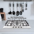 thumbnail image 6 of Gas Cooktop 24", Dual Fuel 4 Burner Gas Cooktop, Stainless Steel Gas Stove,120V, 6 of 6