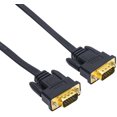 thumbnail image 2 of DTECH Ultra Thin Flat Type Computer Monitor VGA Cable Standard 15 Pin Male to Male VGA Wire 16 Feet, 2 of 5