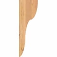 thumbnail image 3 of 5 1/2"W x 8"D x 24"H Carmel Smooth Corbel, Western Red Cedar, 3 of 9