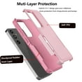 thumbnail image 3 of For Galaxy S24 FE 5G Case ,Sturdy Phone Case for Samsung Galaxy S24 FE 5G 6.7 inch ,Tiflook Shockproof Protection Heavy Duty Armor Hard Plastic & Rubber Rugged Bumper 2-in-1 Case Cover ( Pink ), 3 of 6