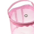thumbnail image 3 of Bolsa de almacenamiento de lana para tejer, bolsa de almacenamiento de ganchillos, bolsa de malla de nailon con asa (rosa), 3 of 7