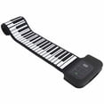thumbnail image 4 of Teclado de piano enrollable Bling Bling piano eléctrico de silicona 88 pulgadas instalación sencilla, 4 of 12